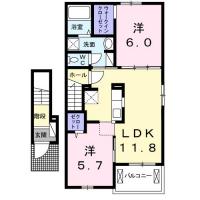 リンク A 203間取り図