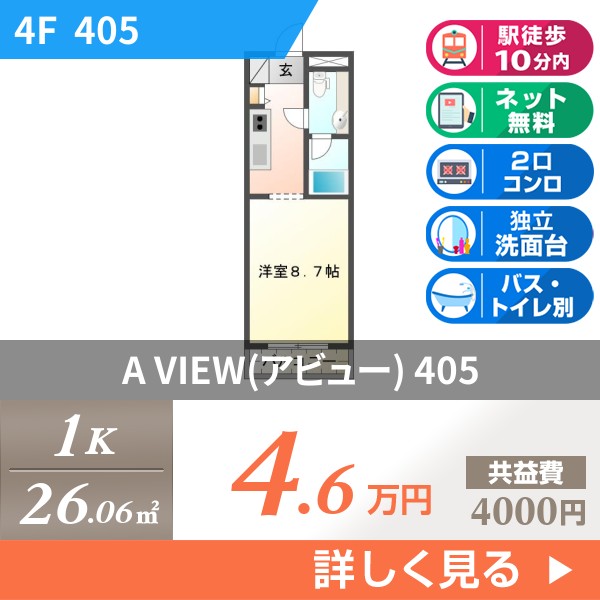 A VIEW(アビュー) 405