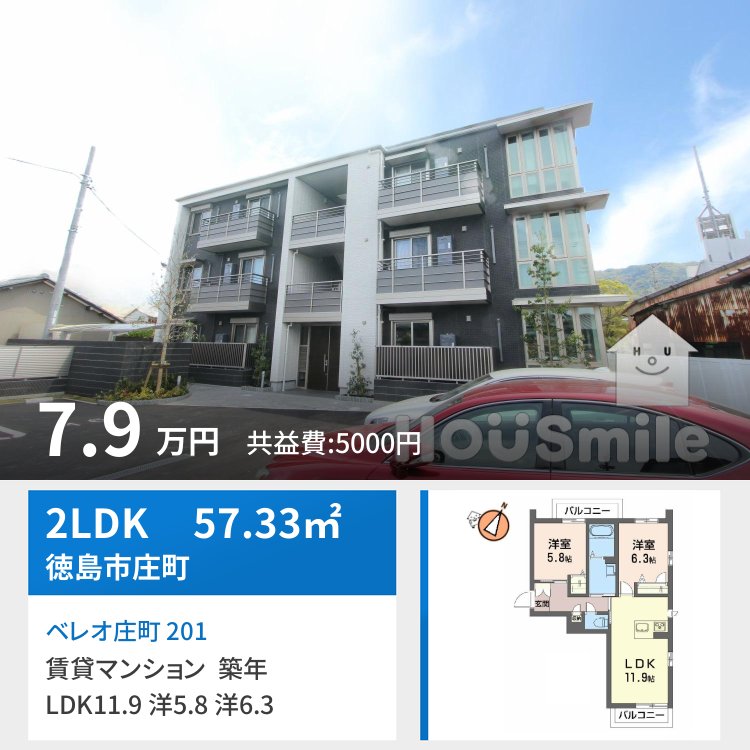 ベレオ庄町 201