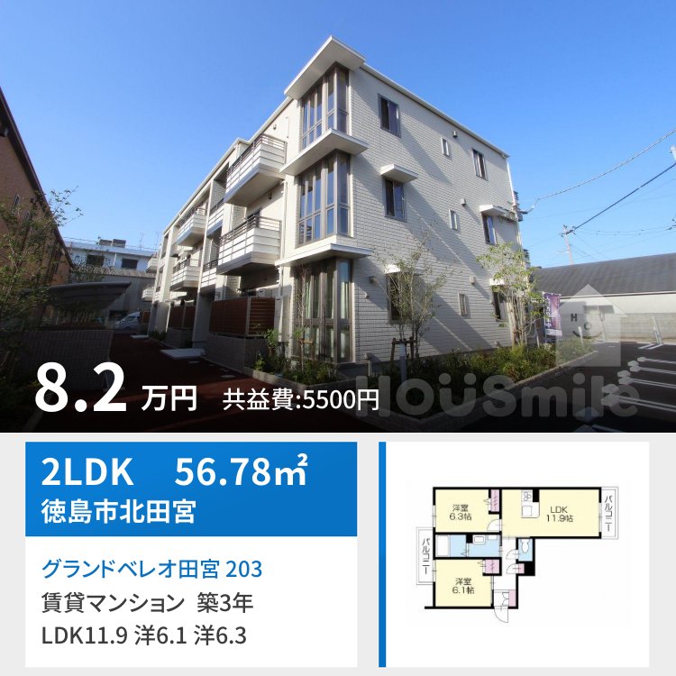 グランドベレオ田宮 203