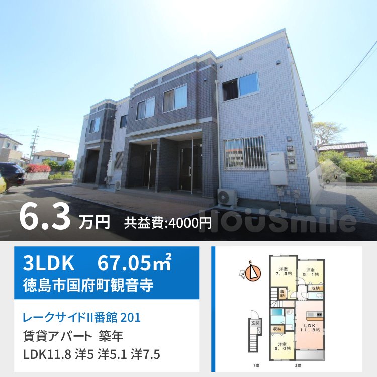 レークサイドII番館 201