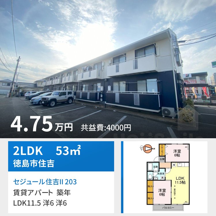 セジュール住吉II 203