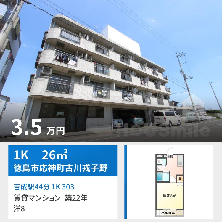 吉成駅44分 1K 303