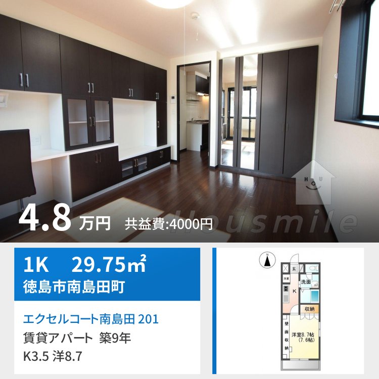 エクセルコート南島田 201