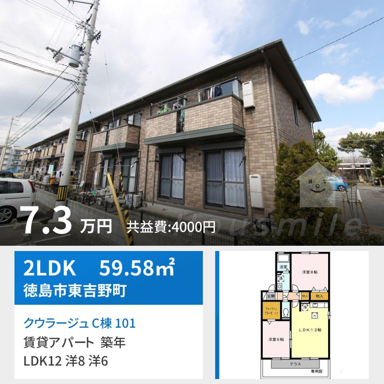 クウラージュ C棟 101