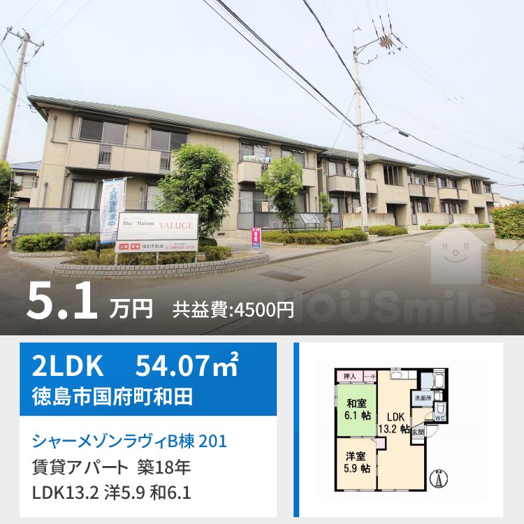 シャーメゾンラヴィB棟 201