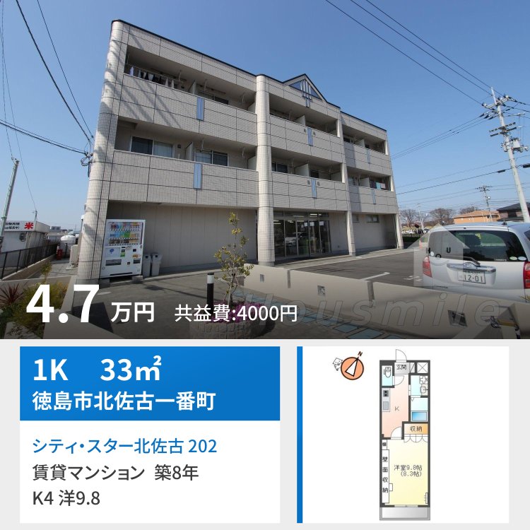 シティ・スター北佐古 202