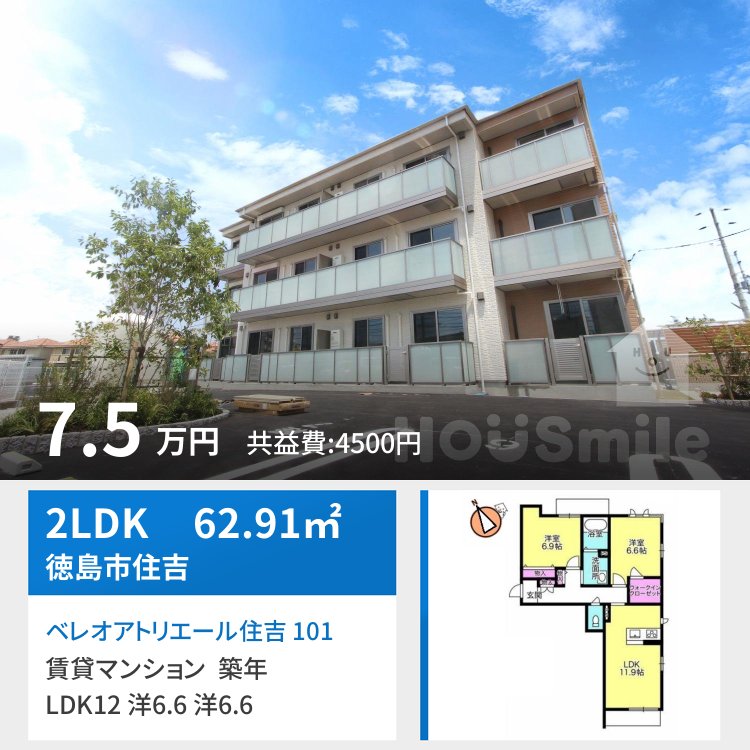 ベレオアトリエール住吉 101