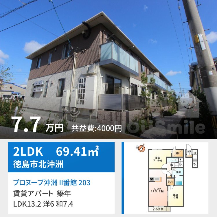 プロヌーブ沖洲 II番館 203
