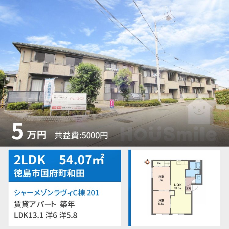シャーメゾンラヴィC棟 201