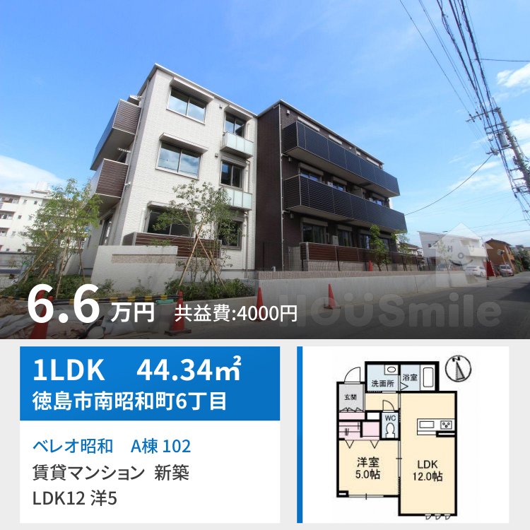 ベレオ昭和 A棟 102