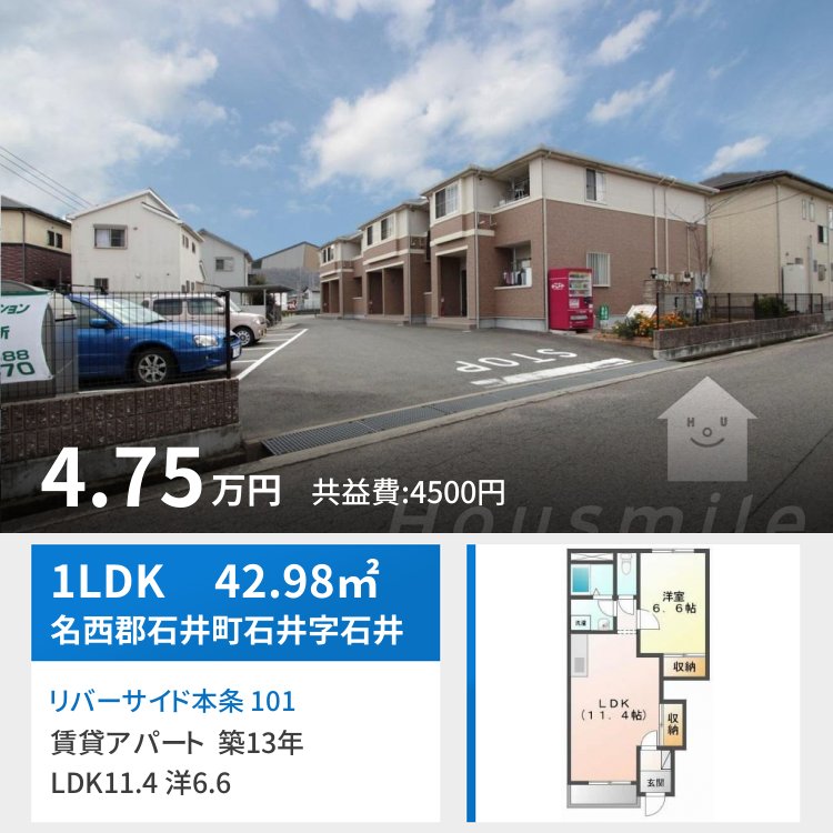 リバーサイド本条 101