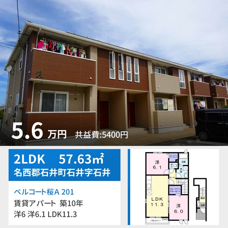ベルコート桜A 201
