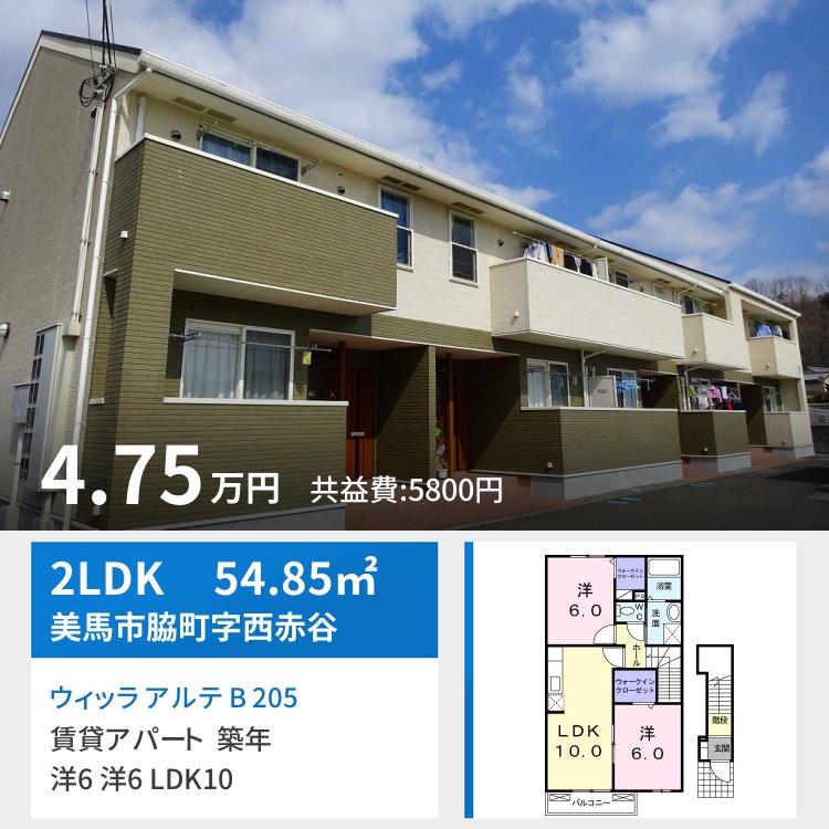 ウィッラ アルテ B 205