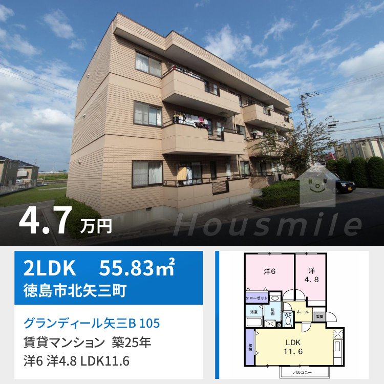 グランディール矢三B 105