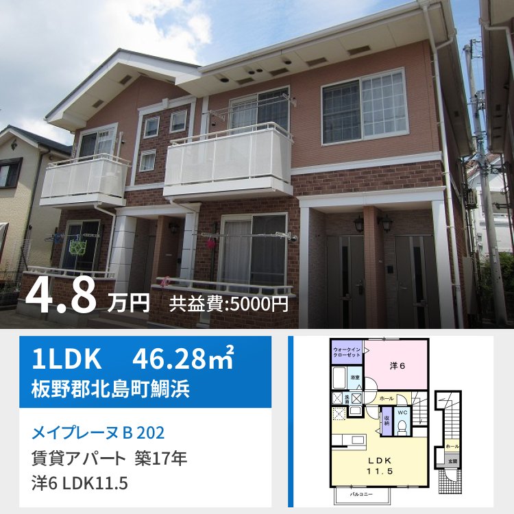 メイプレーヌ B 202