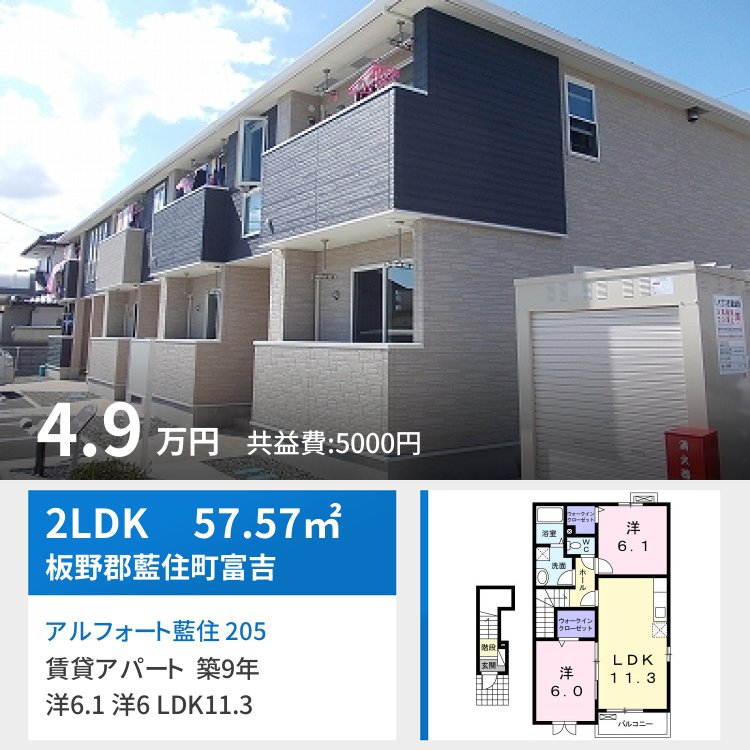 アルフォート藍住 205