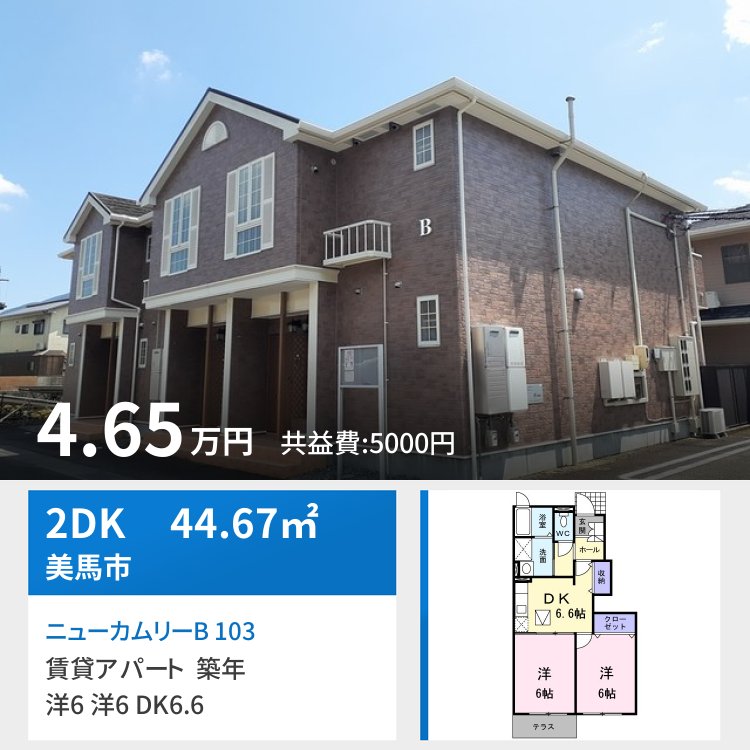 ニューカムリーB 103