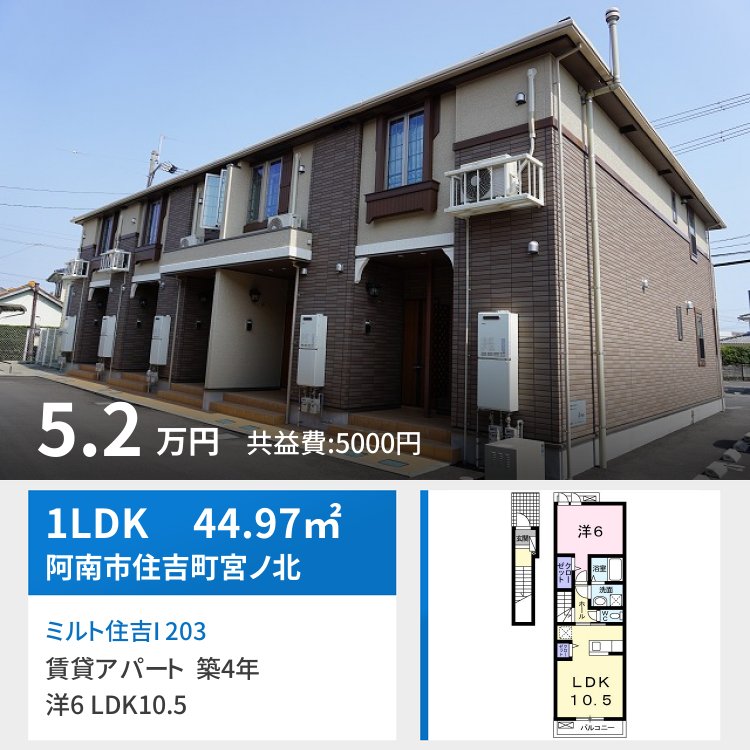 ミルト住吉I 203