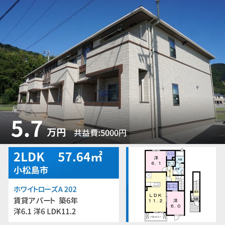 ホワイトローズA 202