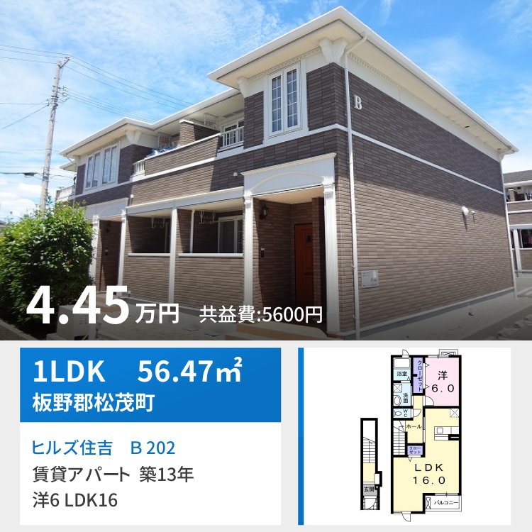 ヒルズ住吉 B 202