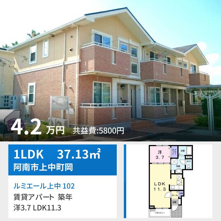 ルミエール上中 102