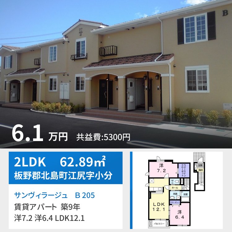 サンヴィラージュ B 205