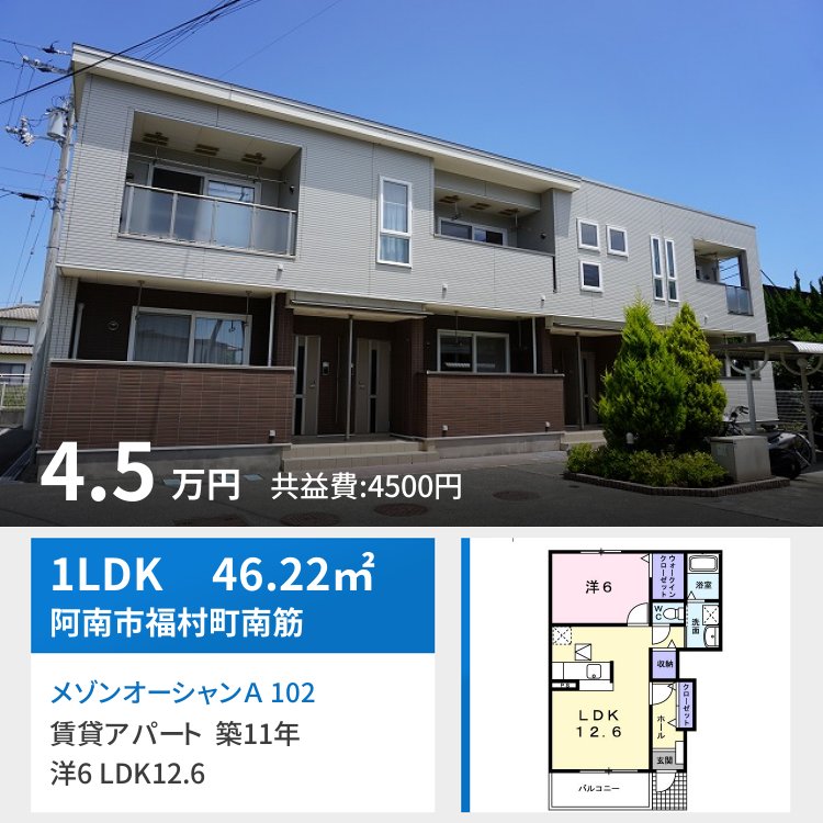 メゾンオーシャンA 102