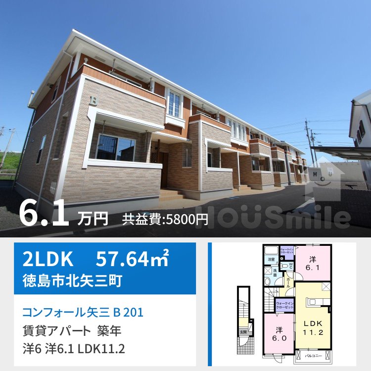 コンフォール矢三 B 201