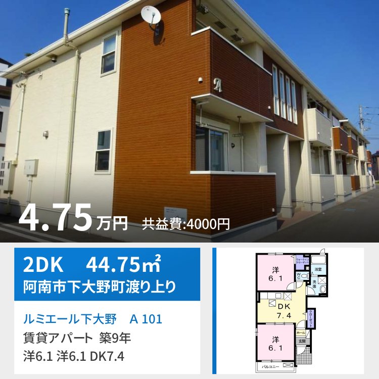 ルミエール下大野 A 101