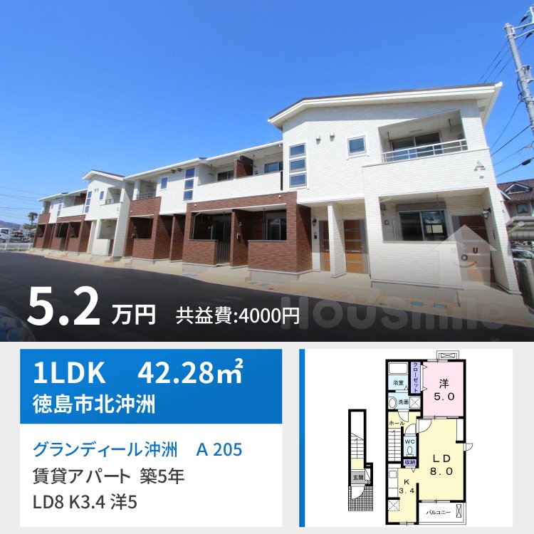 グランディール沖洲 A 205