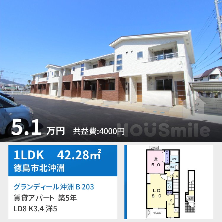 グランディール沖洲 B 203