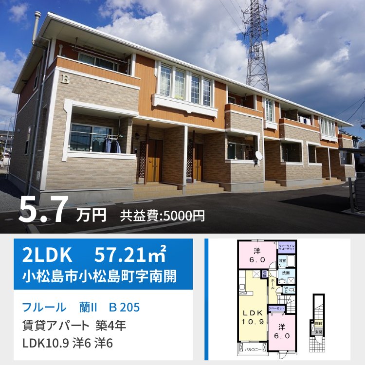 フルール 蘭II B 205