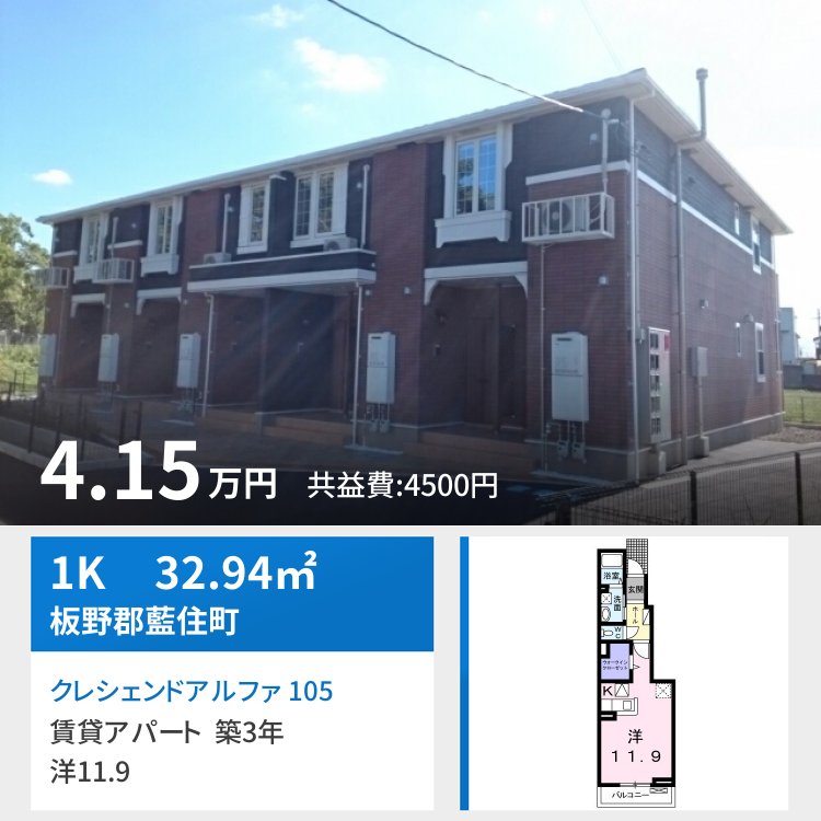 クレシェンドアルファ 105