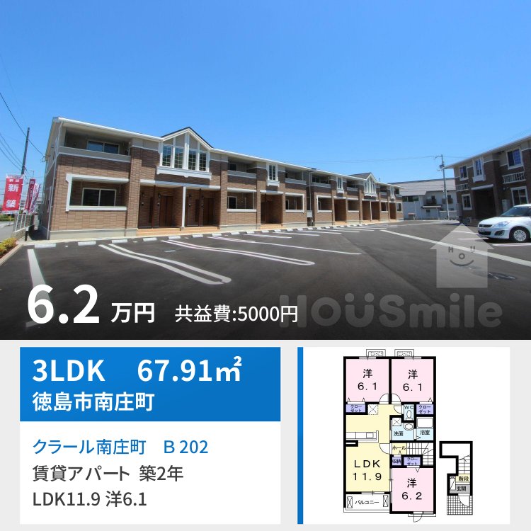 クラール南庄町 B 202