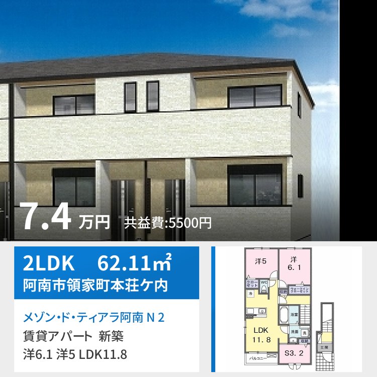 メゾン・ド・ティアラ阿南 N 201