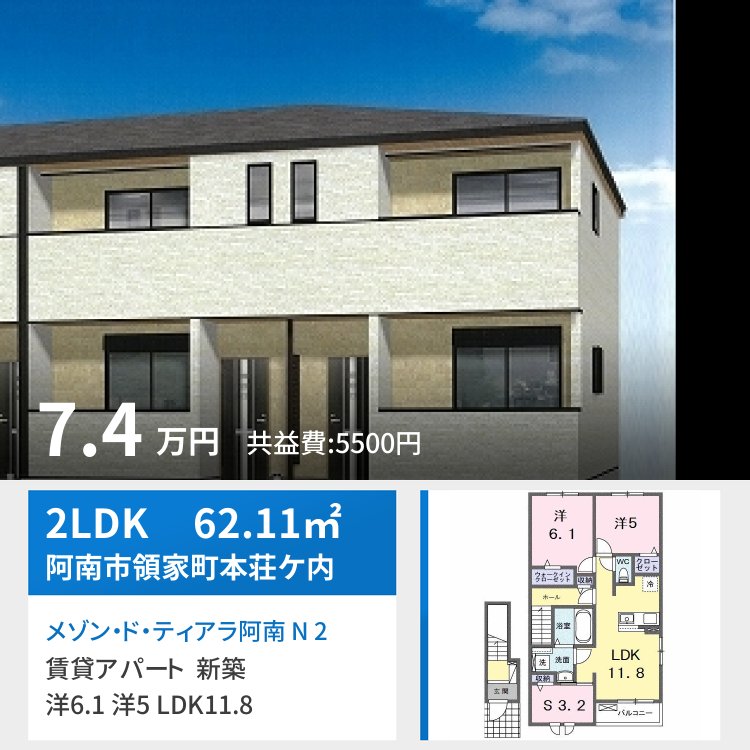 メゾン・ド・ティアラ阿南 N 203