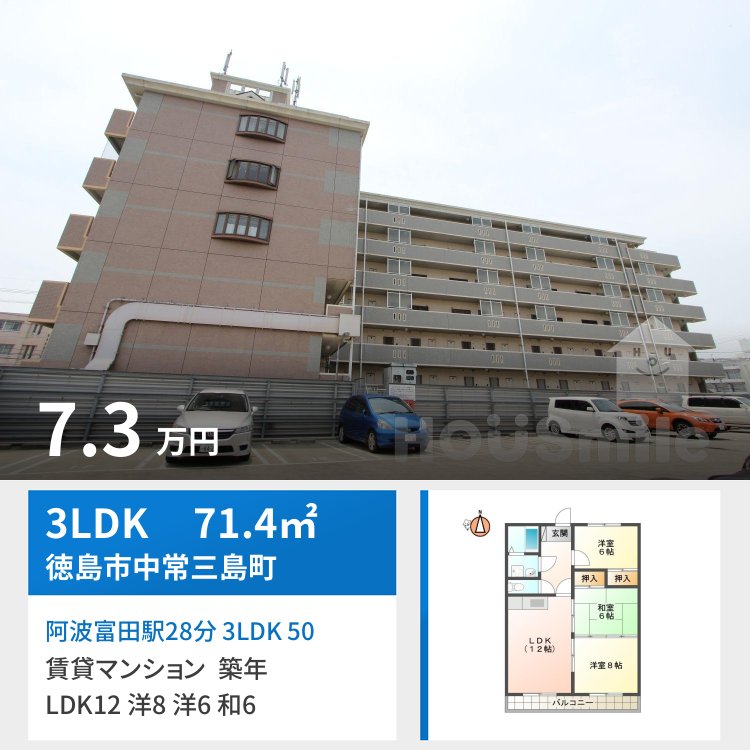 阿波富田駅28分 3LDK 507