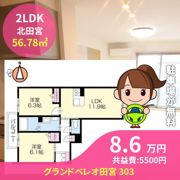 グランドベレオ田宮 303