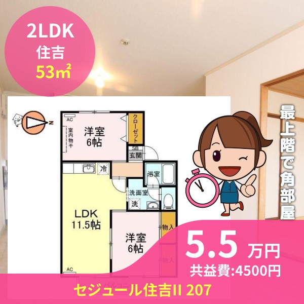 セジュール住吉II 207