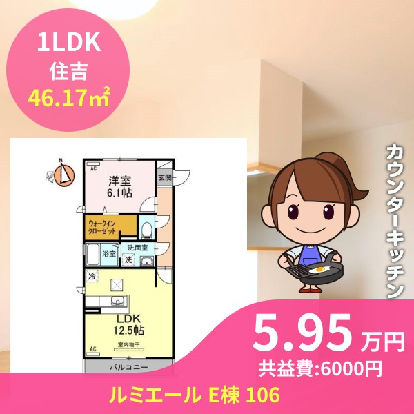 ルミエール E棟 106