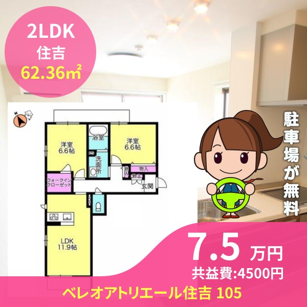 ベレオアトリエール住吉 105