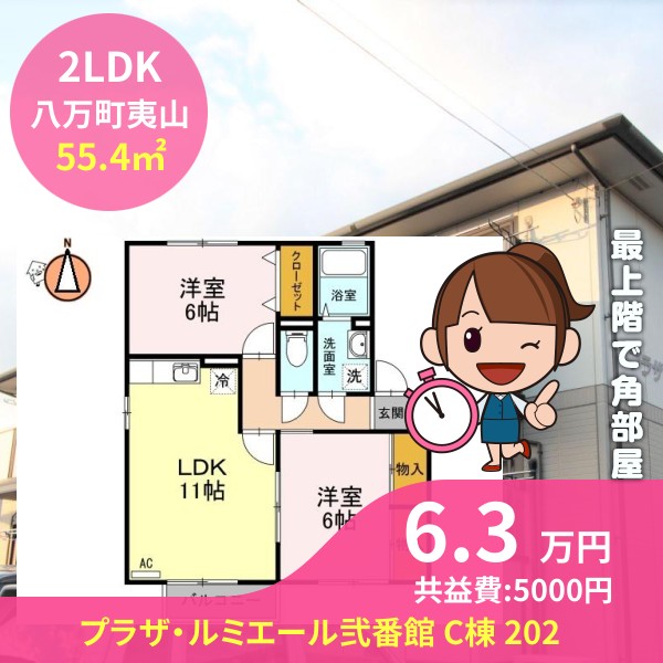 プラザ・ルミエール弐番館 C棟 202