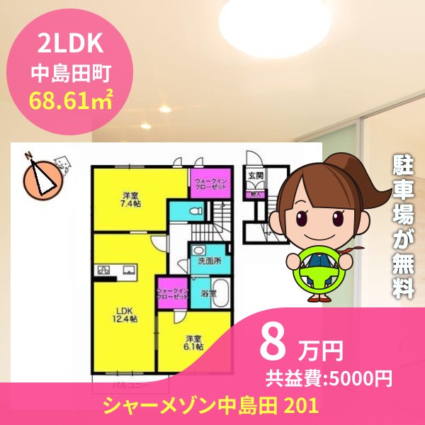 シャーメゾン中島田 201
