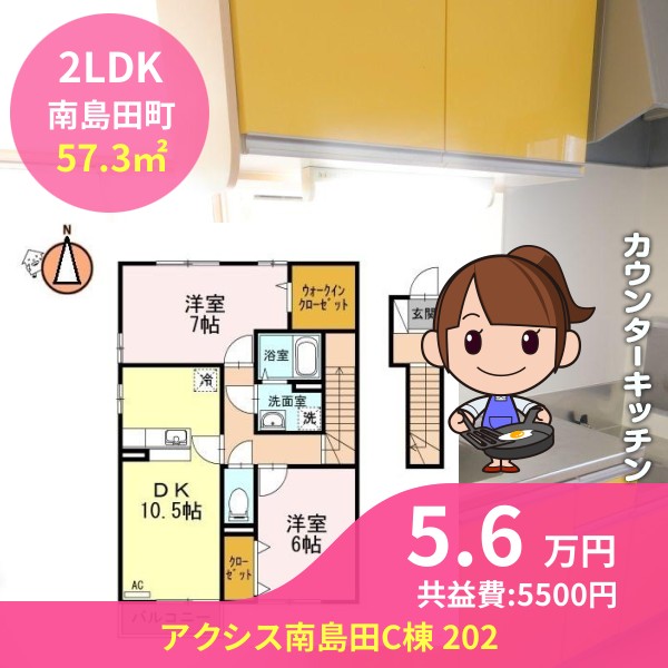 アクシス南島田C棟 202