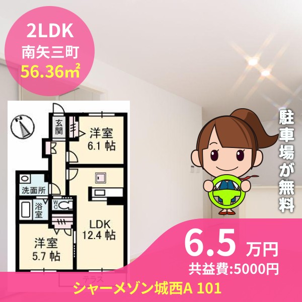 シャーメゾン城西A 101