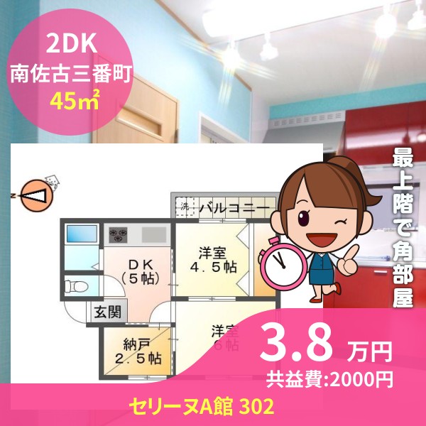 セリーヌA館 302