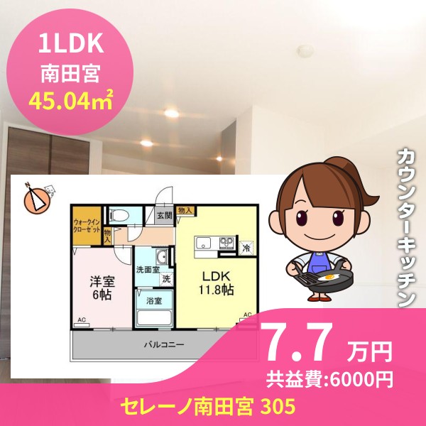 セレーノ南田宮 305