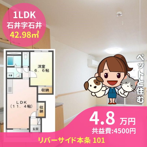 リバーサイド本条 101