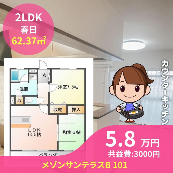 メゾンサンテラスB 101